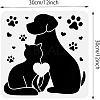 PET Hollow Out Drawing Painting Stencils DIY-WH0391-0085-2