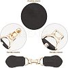 6 Sets Imitation Leather Toggle Buckle AJEW-FG0001-56-4