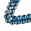 Electroplate Glass Beads Strand X-EGLA-S188-27-C01-3