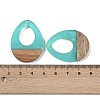 Resin & Wood Pendants WOOD-F015-17E-3