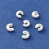 Brass Crimp Beads Covers FIND-Z039-07B-S-2