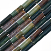 1 Strand Column Natural Indian Agate Beads Strands G-SC0003-80-1