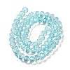 Transparent Baking Paint Glass Beads Strands DGLA-A034-T8mm-D12-2