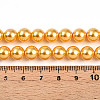 Baking Paint Pearlized Glass Pearl Bead Strands HY-N002-8mm-A08-5