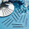 100Pcs Hair Accessories Iron Hair Forks Findings OHAR-SC0001-08-4