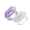 Natural Amethyst Double Terminated Pointed Beads G-G012-17-2