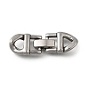304 Stainless Steel Fold Over Clasps STAS-M119-05P-01-1