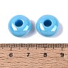 Opaque Acrylic European Beads OACR-E033-19D-3