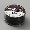 46M Round Nylon Beading Threads NWIR-WH0025-01C-2