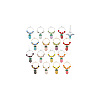 Autumn Pineapple Alloy Enamel Wine Glass Charms AJEW-GA00016-7
