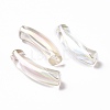 UV Plating Transparent Rainbow Iridescent Acrylic Beads OACR-A016-01M-1