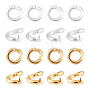 20Pcs 2 Colors Brass Open Jump Rings KK-TA0008-83-2