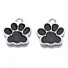 Alloy Enamel Pendants ENAM-T016-22P-C-RS-2