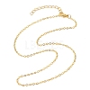 Brass Cable Chain Necklaces NJEW-JN04511-01-1