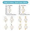 CREATCABIN 70Pcs 2 Colors Natural Cultured Freshwater Pearl Charms FIND-CN0001-42-2