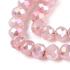 Dyed Crackle Imitation Jade Glass Beads Strands EGLA-Q131-02A-06-3