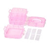 Rectangle Portable PP Plastic Detachable Storage Box CON-D007-02D-4