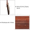 4Pcs 2 Style Black Walnut Earring Display Stand EDIS-FG0001-45-4
