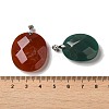 Natural Agate Dyed Pendants G-M415-03P-3
