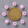 Opaque Acrylic Beads X-MACR-S370-C6mm-A01-3