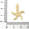 Brass Micro Pave Cubic Zirconia Pendants KK-K305-11E-G-3