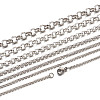 Steel Rolo Chain for Necklace MAK-TA0001-02P-15