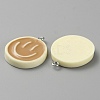 Opaque Resin Enamel Pendants LS-RESI-WH0036-20I-1