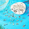 68Pcs 17 Styles Tibetan Style Alloy Pendants FIND-TA0006-19-6