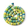 Handmade Polymer Clay Beads Strands CLAY-R089-8mm-T019-7