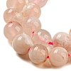 Natural Cherry Blossom Agate Beads Strands G-K310-C07-8mm-4