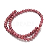 Natural Rhodonite Beads Strands G-F820-K06-6mm-3
