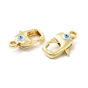 Brass Lobster Claw Clasps KK-E075-01G-03-3