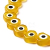 Handmade Evil Eye Lampwork Beads Strands LAMP-F023-B11-4
