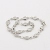 Tarnish Resistant 304 Stainless Steel Heart Chains CHS-K001-53-4mm-2