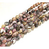 Natural Pink Opal Beads Strands G-L493-13A-4