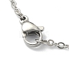 Alloy Enamel Pendant Necklace with 304 Stainless Steel Cable Chains NJEW-JN04372-4