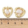 Brass Pave Natural Freshwater Pearl Pendants KK-U045-18G-3