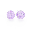 Transparent Crackle Acrylic Beads MACR-S373-66B-N15-7
