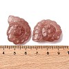 Natural Strawberry Quartz Pendants G-NH0065-01I-3
