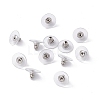 304 Stainless Steel Bullet Clutch Earring Backs STAS-I016-3