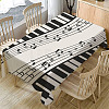 Piano Pattern Linen Tablecloth AJEW-WH0528-69B-6