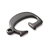 304 Stainless Steel Charms STAS-H112-G-EB-3