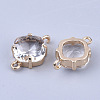 Transparent Glass Links connectors X-GLAA-T007-21F-2