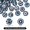 50Pcs Polymer Clay Rhinestone Beads PORC-OC0001-13B-2
