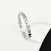 304 Stainless Steel Plain Band Finger Rings RJEW-P153-01P-1