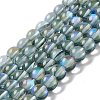 Synthetic Moonstone Beads Strands G-E573-02B-29-2