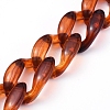 Handmade Acrylic Curb Chain Seats AJEW-JB00605-5