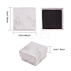 Paper Cardboard Jewelry Ring Boxes LS-X3-CBOX-E012-05A-2