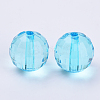 Transparent Acrylic Beads TACR-Q254-22mm-V40-2