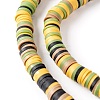 Handmade Polymer Clay Beads Strands CLAY-R089-6mm-T02B-29-3